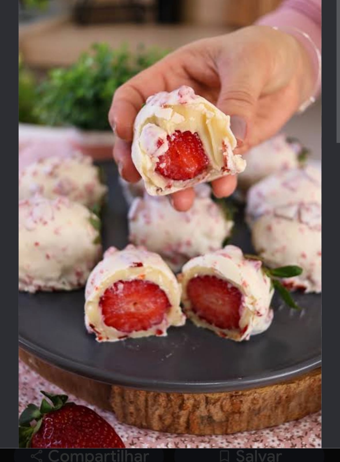 Morango Cravejado